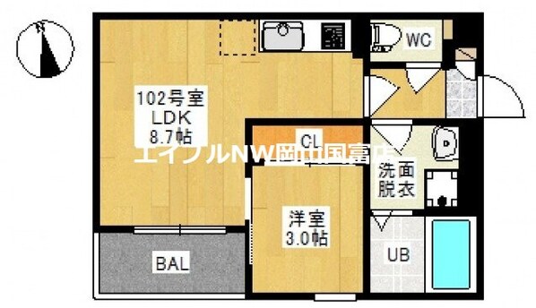 REGALEST 平井の物件間取画像